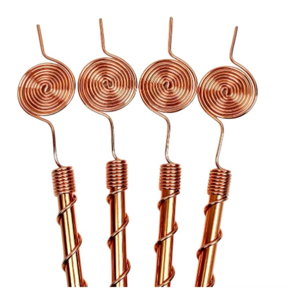 Plant Support Stake - Neue Spiral-Elektrokultur-Pflanzstäbe, langlebige Gartenstäbe, Kupferdraht-Spiralstäbe, flexible