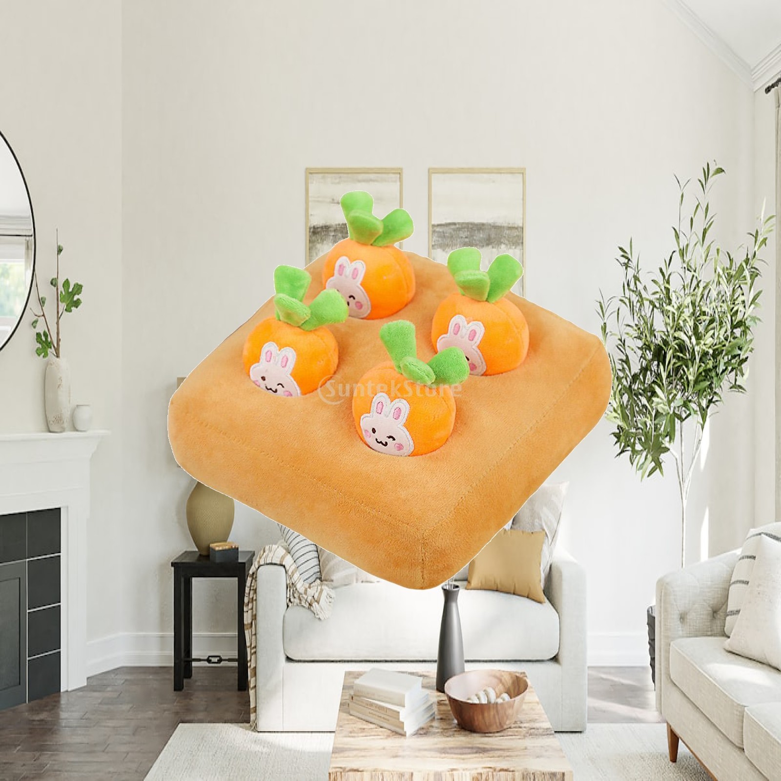 The Plant Parent - Weiches Spielzeug-Simulationskissen in Fruchtform, Mini-Kissen für