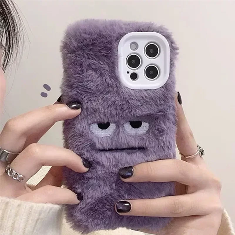 Monstera - Niedliche Monster-Plüsch-Handyhülle für iPhone 17 Air