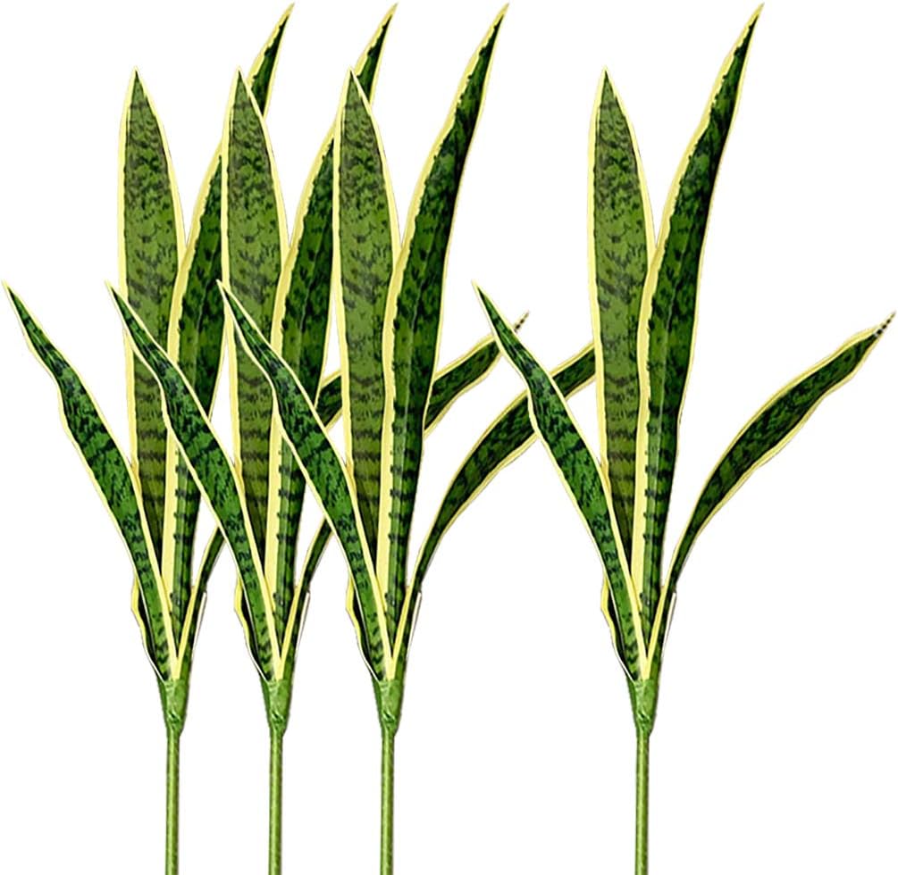 4 Stück gefälschte künstliche  – Snake Plant Bewertung und Preis