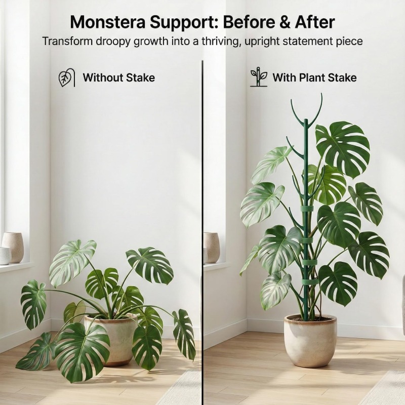 Monstera-Pflanzenstützstäbe, 5 – Plant Support Stake Bewertung und Preis