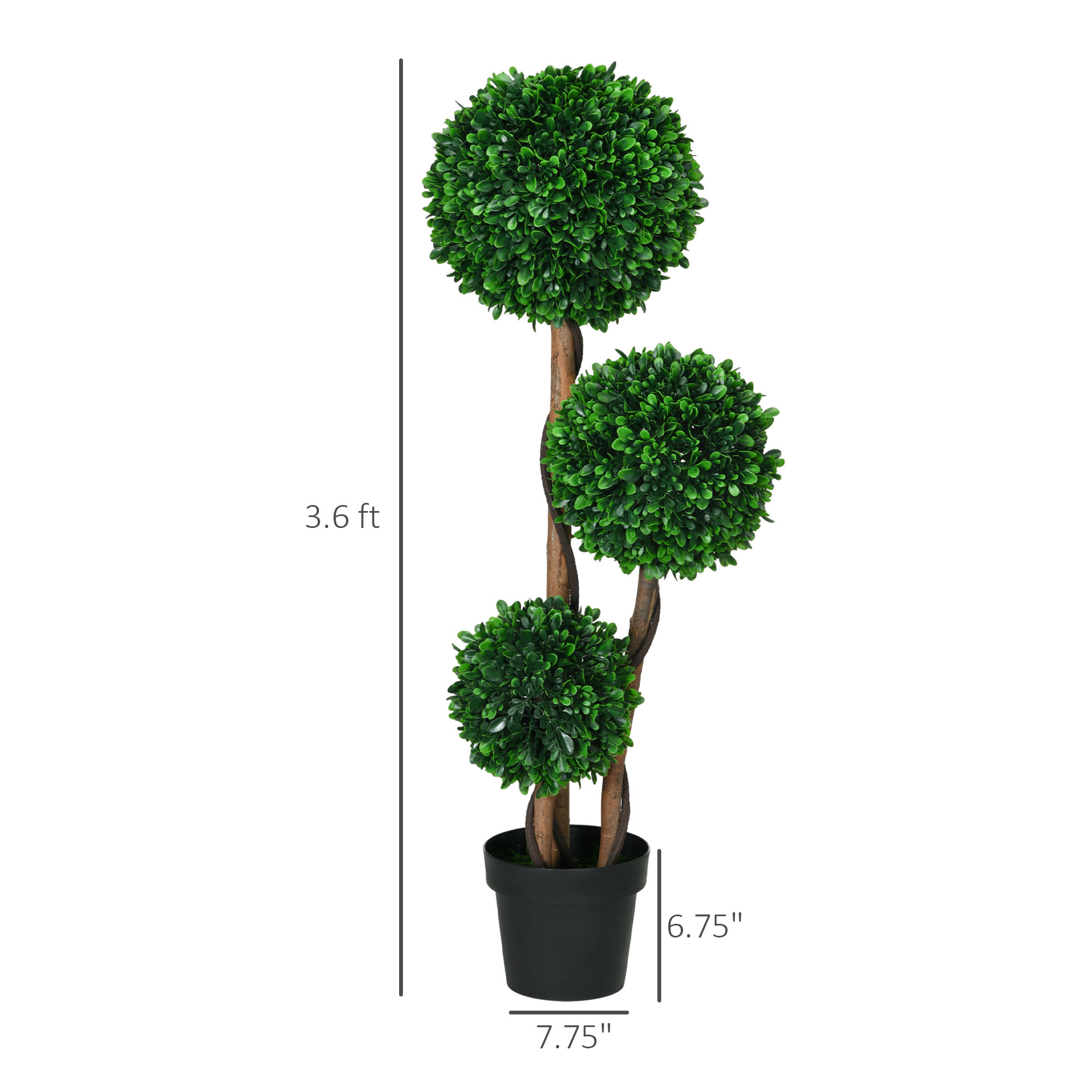 HOMCOM 43 Zoll Künstlicher Gei – Fiddle Leaf Fig Bewertung und Preis